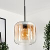 Lauden Pendant Light glass 20cm Amber, clear, 1-light source