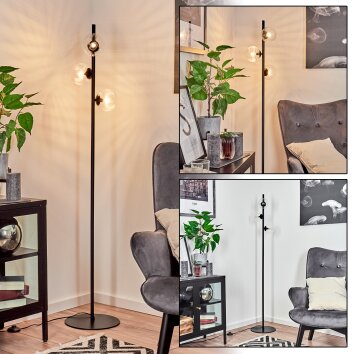 Remaisnil Floor Lamp black, 3-light sources