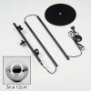 Remaisnil Floor Lamp black, 3-light sources