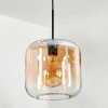 Lauden Pendant Light glass 25cm Amber, clear, 1-light source