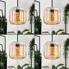 Lauden Pendant Light glass 20cm Amber, 1-light source