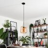 Lauden Pendant Light glass 25cm Amber, 1-light source