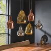 Tricolore pendant luminaire black, 6-light sources