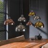 Tricolore pendant luminaire black, 7-light sources