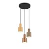 Trio AGUDO Pendant Light black, 3-light sources