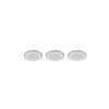 Trio ARGUS recessed light - set of 3 LED white, 6-light sources, Remote control, Colour changer