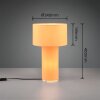 Trio BALE Table lamp yellow, 2-light sources