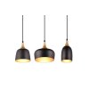 Trio CHIRAZ Pendant Light black, 3-light sources
