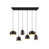Trio CHIRAZ Pendant Light black, 6-light sources