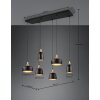 Trio CHIRAZ Pendant Light black, 6-light sources