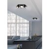 Trio GUAYANA Ceiling Light black, 3-light sources