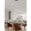 Trio HELIOS Pendant Light LED brushed aluminium, 1-light source