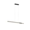 Trio HELIOS Pendant Light LED brushed aluminium, 1-light source