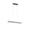 Trio HELIOS Pendant Light LED brushed aluminium, 1-light source