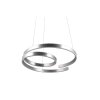 Trio MARNIE Pendant Light LED brushed aluminium, 1-light source