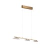 Trio MERTON Pendant Light LED brass, 3-light sources