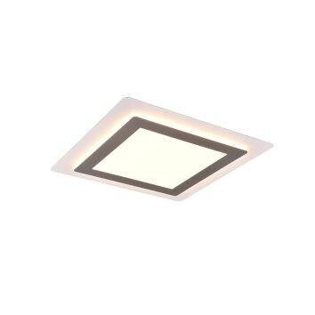 Trio MORGAN Ceiling Light LED matt nickel, 1-light source, Remote control