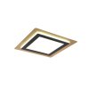 Trio MORGAN Ceiling Light LED gold, black, 1-light source, Remote control