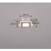 Trio NIMBUS recessed light LED chrome, 1-light source