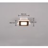 Trio NIMBUS recessed light LED black, 1-light source
