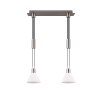 Trio STANLEY Pendant Light matt nickel, 2-light sources