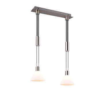 Trio STANLEY Pendant Light matt nickel, 2-light sources