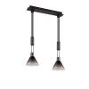 Trio STANLEY Pendant Light black, 2-light sources