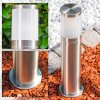 TOLSONA Pedestal Light stainless steel, 1-light source