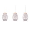 Reality BIDAR Pendant Light Ecru, white, 3-light sources