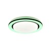 Reality CARTIDA Ceiling Light LED white, 1-light source, Remote control, Colour changer