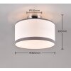 Reality DAVOS Ceiling Light chrome, 2-light sources