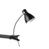 Reality HARVEY clamp-on light chrome, black, 1-light source