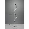 Reality ISABEL Floor Lamp LED chrome, 1-light source