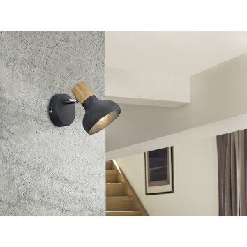 Reality LATIKA Wall Light black, 1-light source