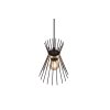 Reality ROD Pendant Light gold, black, 1-light source