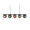 Reality SHELDON Pendant Light black, 5-light sources