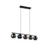 Reality SHELDON Pendant Light black, 5-light sources