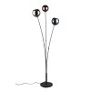 Reality SHELDON Floor Lamp black, 3-light sources