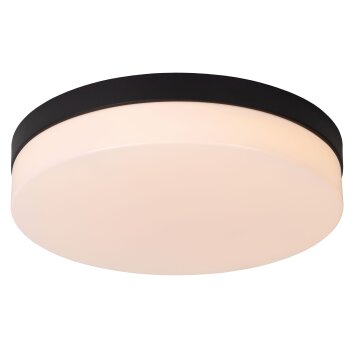 Lucide BISKIT Ceiling Light LED black, 1-light source, Motion sensor