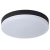 Lucide BISKIT Ceiling Light LED black, 1-light source, Motion sensor