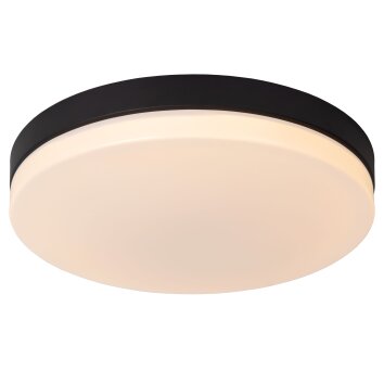 Lucide BISKIT Ceiling Light LED black, 1-light source, Motion sensor