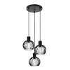 Lucide MIKAELA Pendant Light black, 3-light sources