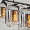 LAUDEN Pendant Light - glass clear, Smoke-coloured, 4-light sources