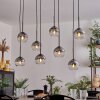 KOYOTO Pendant Light - glass clear, Smoke-coloured, 8-light sources