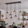 KOYOTO Pendant Light - glass clear, Smoke-coloured, 8-light sources