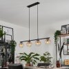 GASTOR Pendant Light Amber, clear, 4-light sources