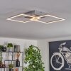 OBO Ceiling Light LED titanium, 1-light source