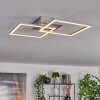 OBO Ceiling Light LED titanium, 1-light source