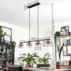 GASTOR Pendant Light clear, Smoke-coloured, 4-light sources
