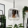 LAUDEN Pendant Light clear, Smoke-coloured, 1-light source